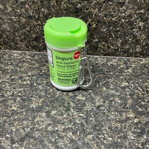 Biopure Antibacterial Hand Wipes - portable key chain